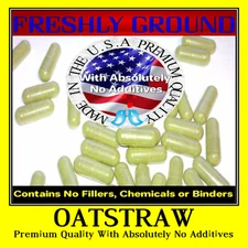 OATSTRAW Green With Absolutely No Additives Silica High Potency 100 Veg Capsule