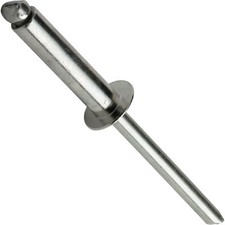 Stainless Steel Pop Rivets 5/32" x 1/2" Dome Head Blind 5-8 Quantity 500
