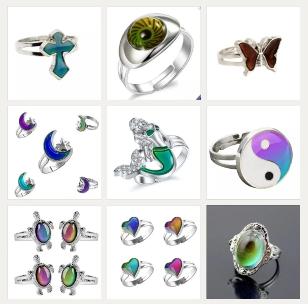 Seahorse mood shop ring