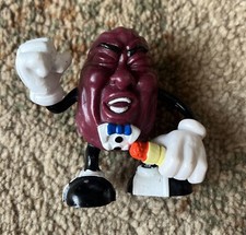 Vintage 1987 California Raisins PVC Figure Singer Singing Guy Microphone Raisin
