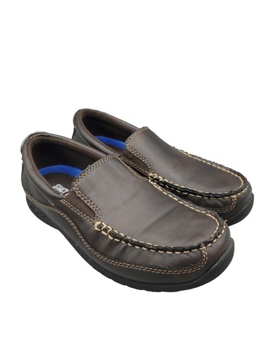 Stacy Adams Hillman Brown Leather Bicycle Toe Slip-On Loafers Stacy Adams Bicycle Toe Shoes for Men | Mercari main image 4