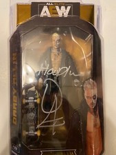 DARBY ALLIN AEW Unrivaled Signed Inscribed Figure Jazwares Autographed