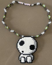    NEW Kodama Studio Ghibli Kandi Perler Necklace EDM EDC Fest Rave Dance   