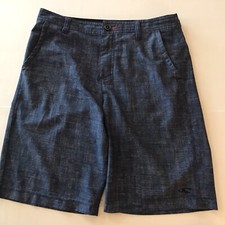 O'neill Mens Sz 28 Hybrid Stretch Shorts Blue Quick Dry