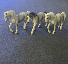 Schleich Horse Lot of 3 Lippizaners 2004 Gelding 13293 Mare 2001 13603 Retired