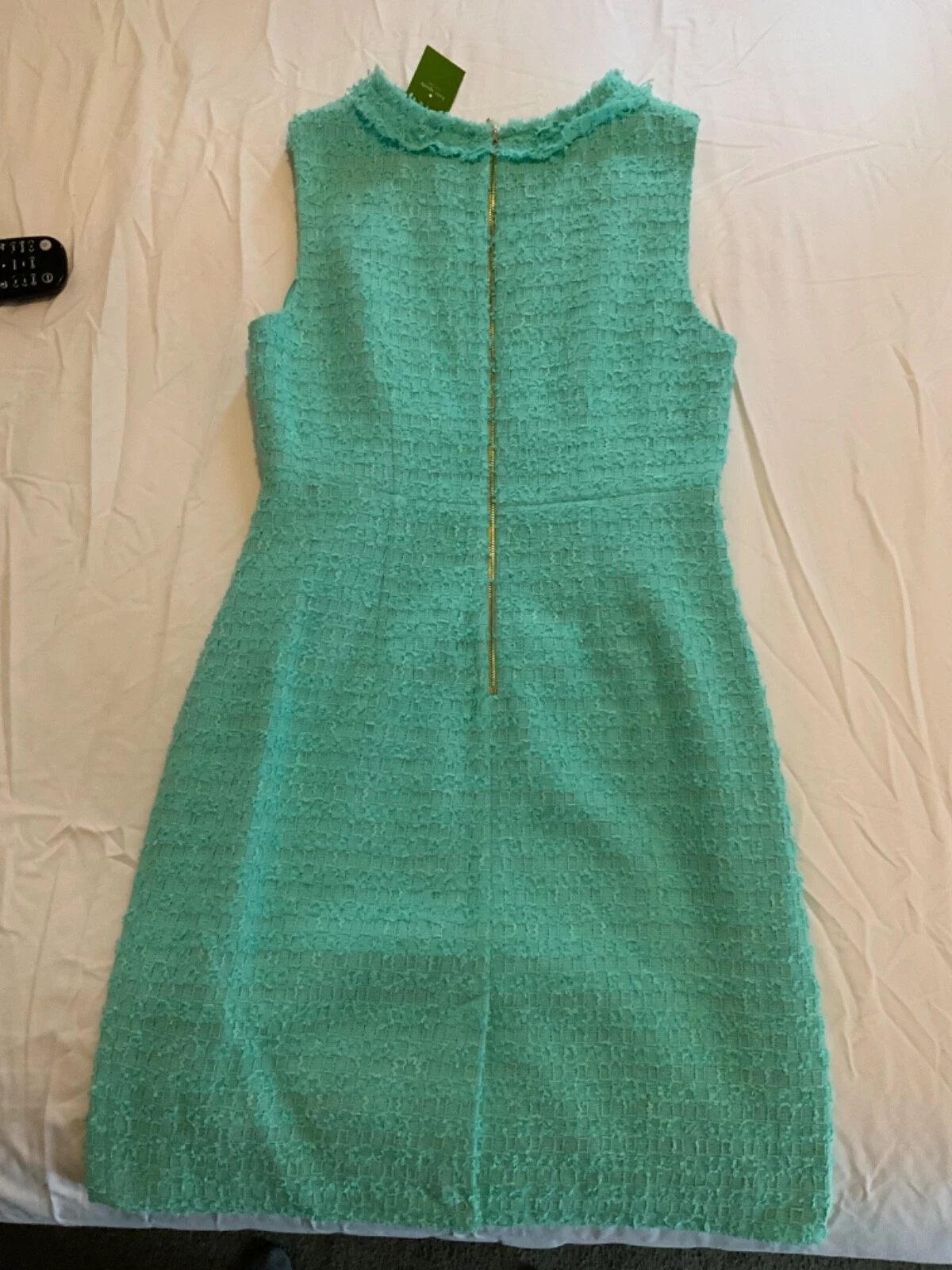 Abito in tweed di seta Kate Spade nuovo di zecca