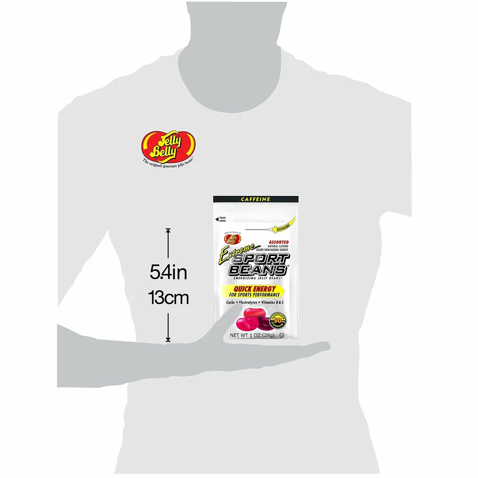 Jelly Belly Sport Beans- Extreme Assorted - Energy Chews With Caffeine [24-Pa... - Image 4 of 4