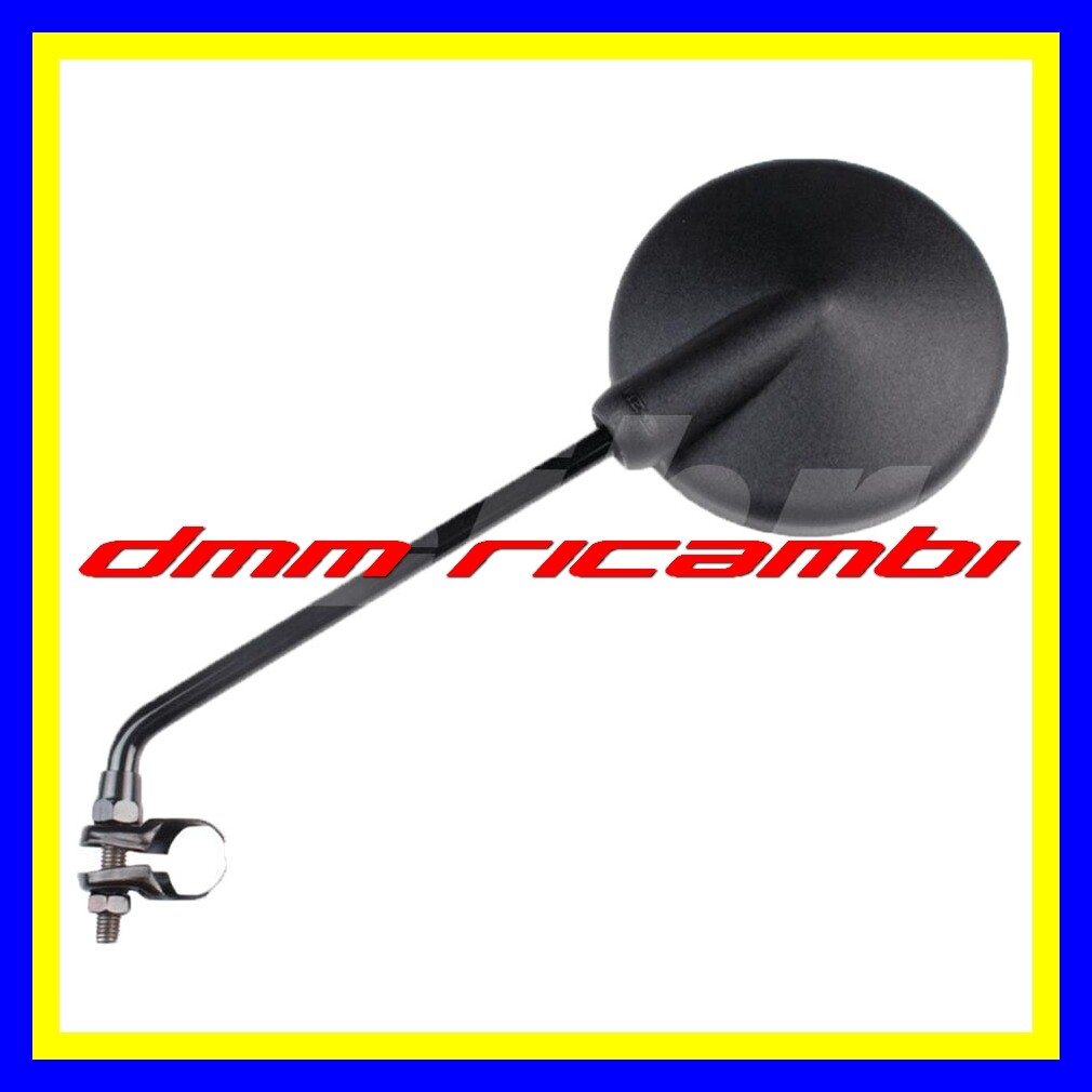 Specchio universale Moto Ciclomotore Atv Quad Trial con fascetta specchietto