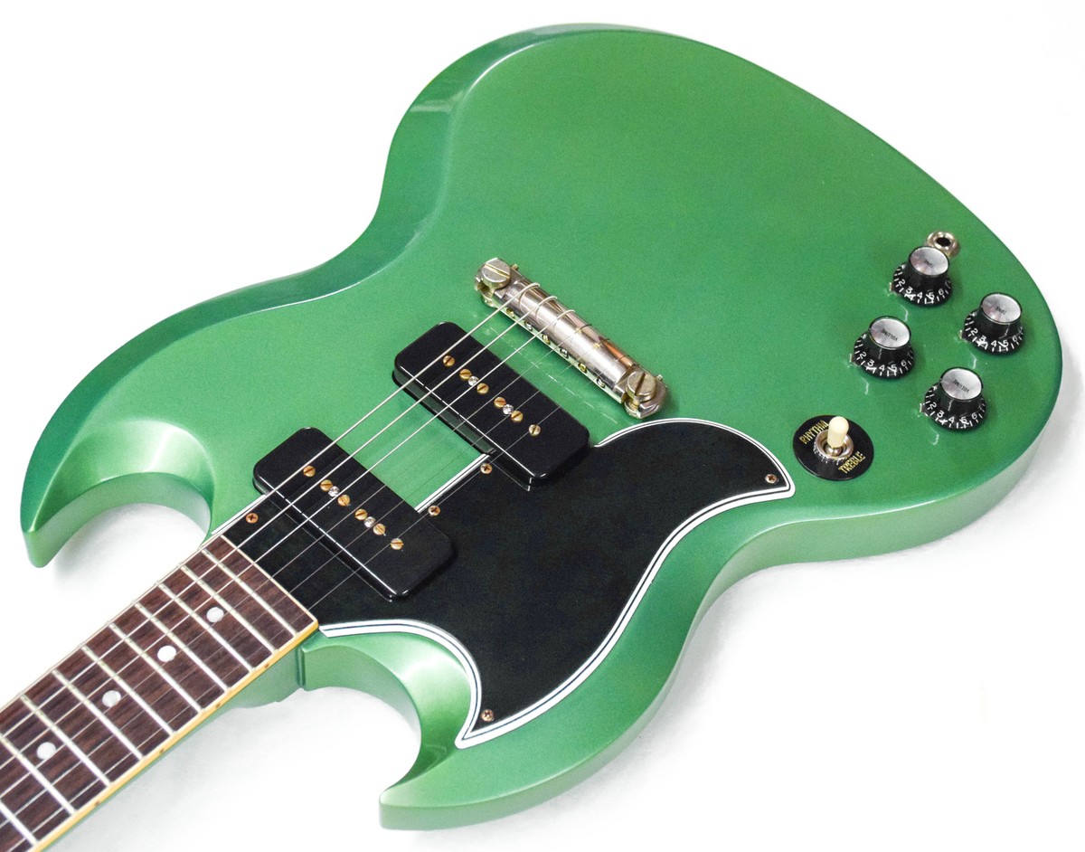 Gibson Custom 1963 Reissue SG Special Left Handed - Iverness Green