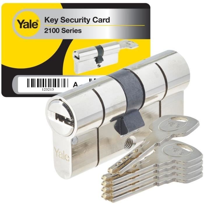 Serratura Yale Cilindro Europeo 10 Pin per Porte Blindate e Ingresso
