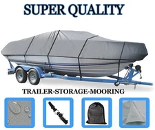 GREY BOAT COVER FOR MASTERCRAFT PRO STAR 190 I/O W/ SWPF 1999-2000