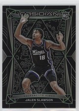 2023-24 Panini Obsidian Electric Etch Green 25/25 Jalen Slawson #117 1ng7