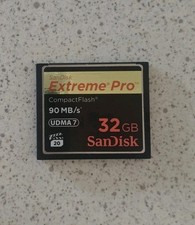 Sandisk Extreme Pro CompactFlash Card 32GB używana CF