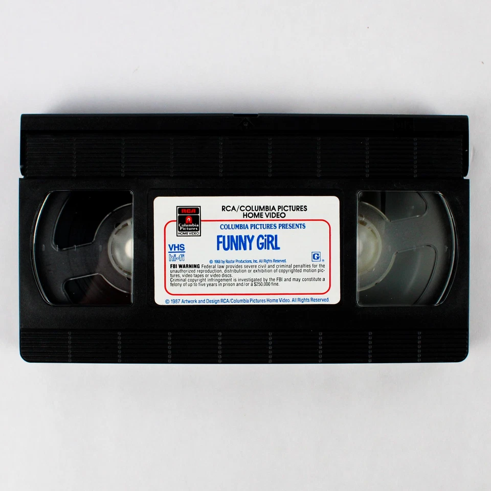 Funny Girl 1985 RCA Columbia Pictures VHS 1968 Musical Comedy Film Foto 4 de 4