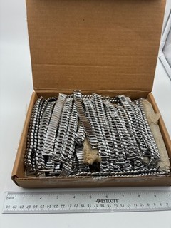 Lot of 130 18MM Vintage Silver Color Stretch Metal Watch Bands