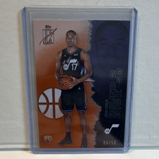 Topps Signature Class 2026 Orange John Tonje Rookie #144 Utah Jazz Serial 06/50