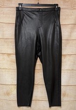 Fashion Nova Stretch Faux Leather Ankle Zip Skinny Leg Pants Sz 1X