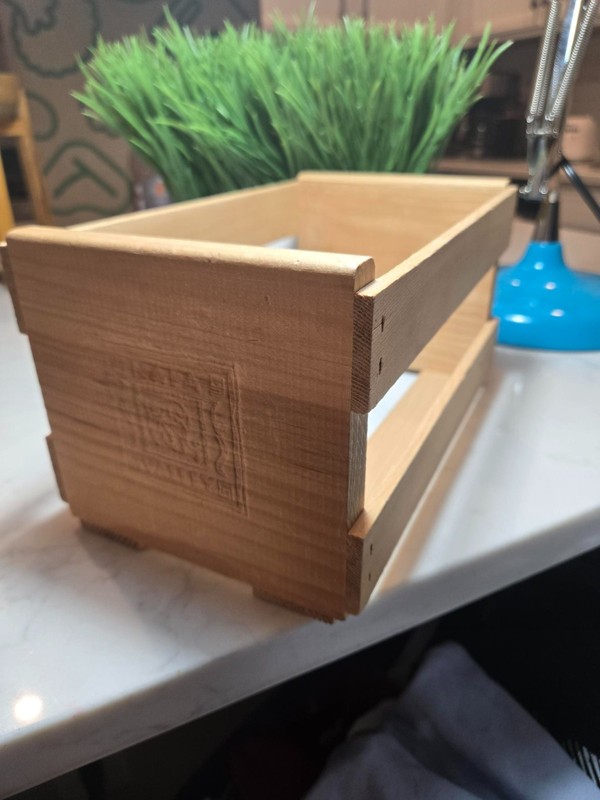 Napa Valley Wood Crate Box 10 x 6 x 5.5"