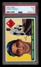 1955 Topps Set-Break #123 Sandy Koufax PSA 3 VG