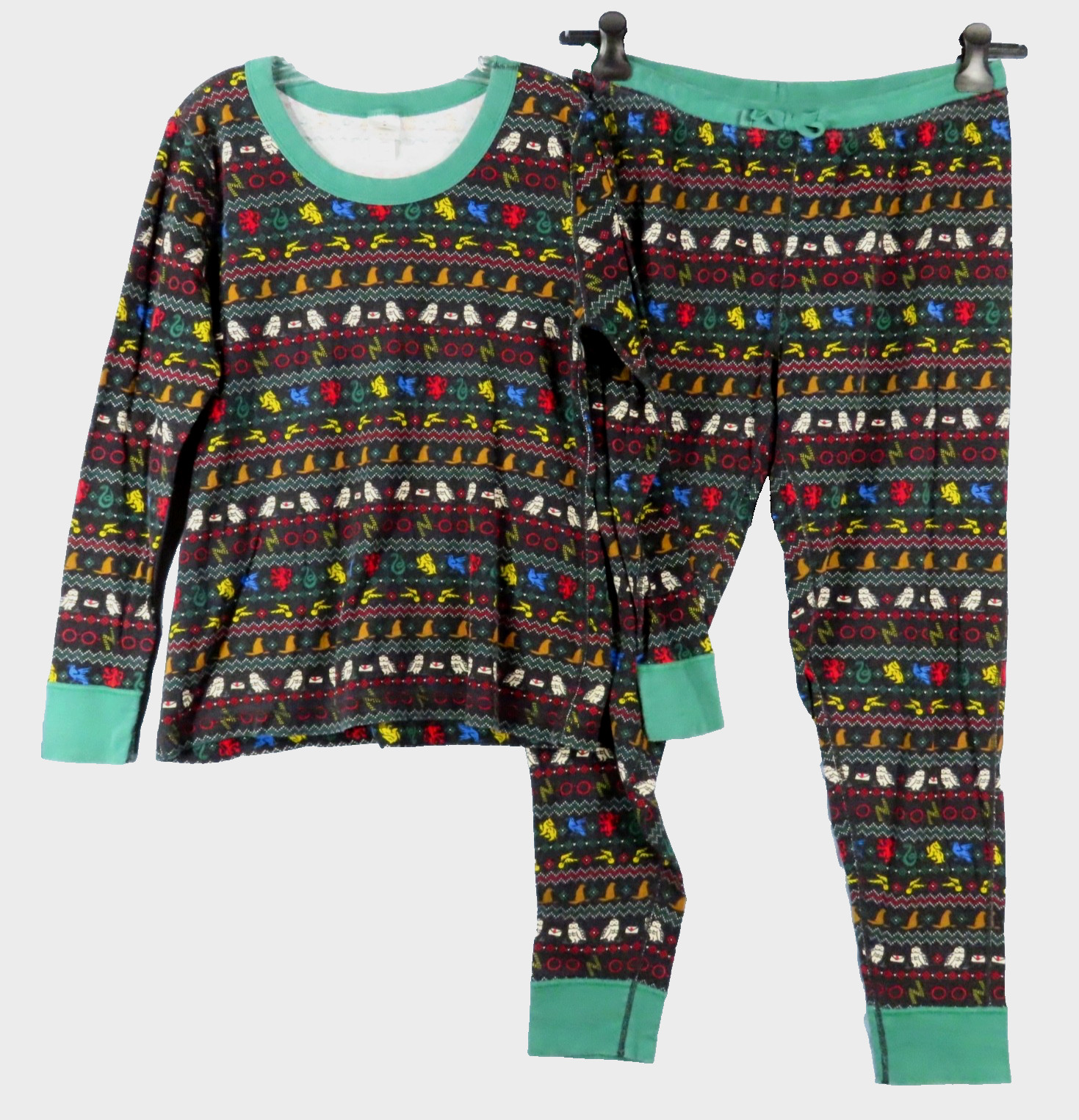 HANNA ANDERSSON Organic Cotton Pajamas Pants/Top HARRY POTTER Wizarding World XL