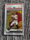 2021 Panini Mosaic - Tom Brady #186 Reactive Yellow Mosaic Prizm