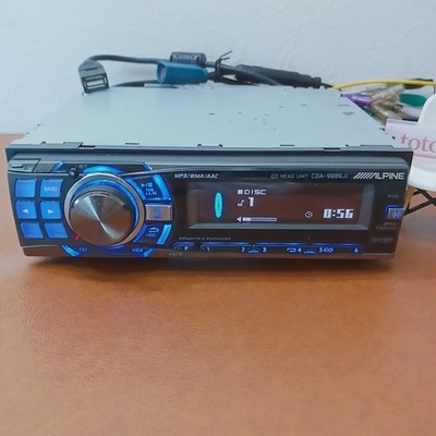アルパイン CDプレーヤー CDA-9886Ji CD USB 1DIN Alpine CDA-9886Ji 1DIN CD USB iPod Car Audio Head Unit Used Tested