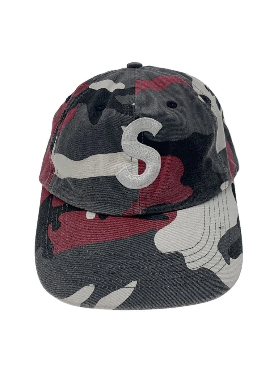 Casquette Supreme Coton Gris Camouflage Homme