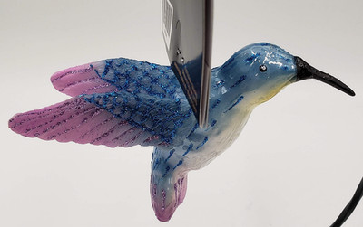 Robert Stanley Hummingbird Blown Glass Christmas Tree Ornament