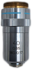 Microscope Objective 40x 0.65 NA Lens