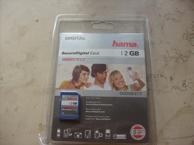 Hama Speicherkarte Secure Digital, Highspeed -  2 GB Neu !!!