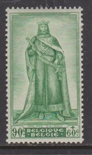 1947 MH-OG BELGIUM (SEMI-POSTAL) STAMP (SC#B438) SCV-$1.60