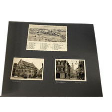 Vintage Ravensburg Germany Scrapbook Pages B&W Photos Blaserturm Rathaus