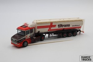Camion Eligor 1/43 Scania 124L 400 Ken Thomas 50th Anniversary - Jaune, Métal