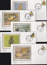 Belgium 1992 Fauna, Birds, Andre Buzin - FDC silk