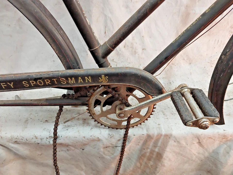 Cuadro de bicicleta de carretera Huffy Sportsman 1968 vintage Cruiser 50 cm pequeño acero Inglaterra Foto 4 de 4