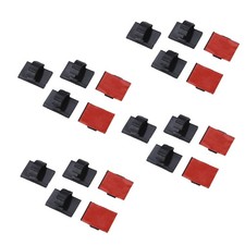 20 Pcs Self-Adhesive Wire Tie Cable Clamp Clip Holder For Car Dash Camera
