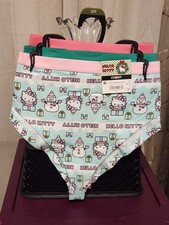 Hello Kitty Women's Cheeky Panties 3 Pair Christmas XL 16/18 Brand New w Tag