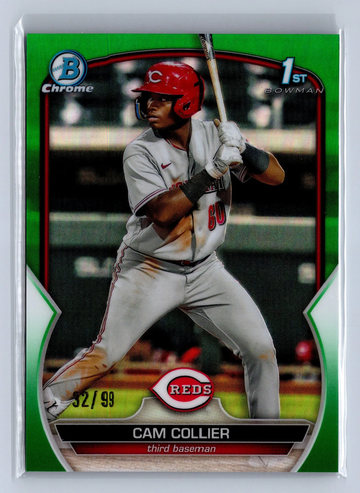 2023 Bowman Chrome Cam Collier Green Refractor /99 #BCP-125