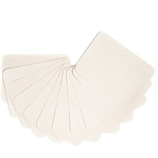 Harsgs 12PCS Fabric Iron on Patches Inside  Outside Strong Fabric, Beige