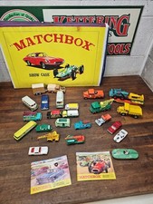 K487 Lot of Vintage Lesneyl Matchbox & Corgi Toy Cars - ATTIC FIND - VW VANS etc