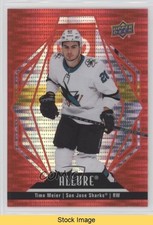 2022-23 Upper Deck Allure Red Rainbow Timo Meier #44 READ 1d0j