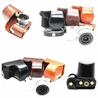 Faux Leather Camera Case Base Cover Bag for Sony A5000 A5100 NEX3N