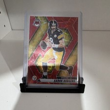 2025 Panini Mosaic Red Scope    #243 Aaron Rodgers Pittsburgh Steelers