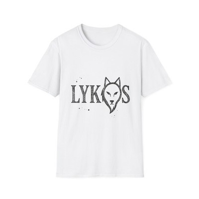 Unisex Soft T-Shirt Lykos Greek Wolf, Animal Lover Gift, Casual, Graphic, Unique