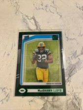 2024 Panini Clearly Donruss Rated Rookie Marshawn Lloyd Green /25 (RC) Packers