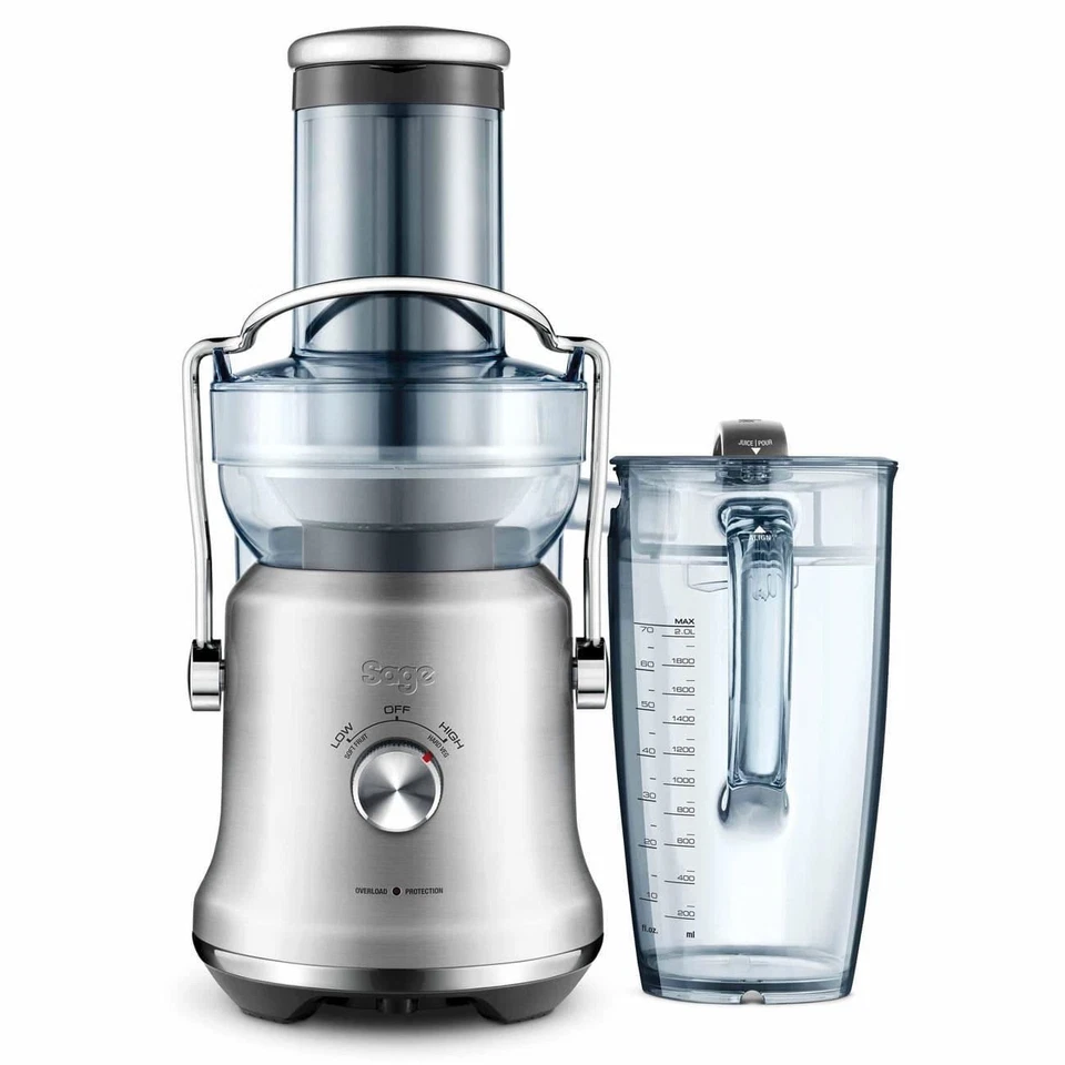 Sage The Nutri Juicer Cold Plus SJE530BSS Juice Extractor Brushed Steel,