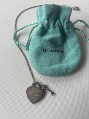 Authentische Tiffany & Co Return to Tiffany Herz mit Schlüssel Anhänger Halskette £390