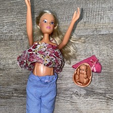 Steffi Puppe Wie Barbie Schwanger Mit Baby Bauch Schwanger Kleidung Schuhen