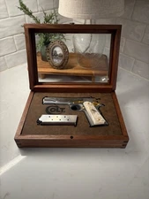 1911 Walnut Presentation Case for Colt, Ed Brown, Wilson Combat and Others