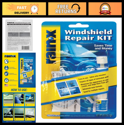 Windshield Repair Kit - Durable Resin for Chips & Cracks, Easy Fix for Damage Un